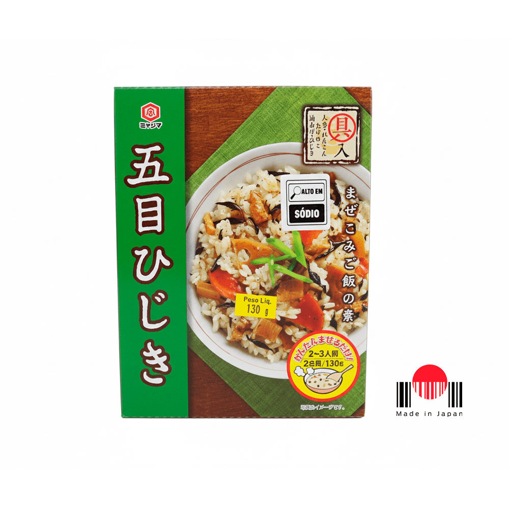 TAT131B - Mazekomi Gohan no Moto Gomoku Hijiki 130g - Miyajima