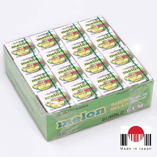 BDG107 - Caixa de Chicletes Sabor Melão 48 unidades (259,2g) - Marukawa