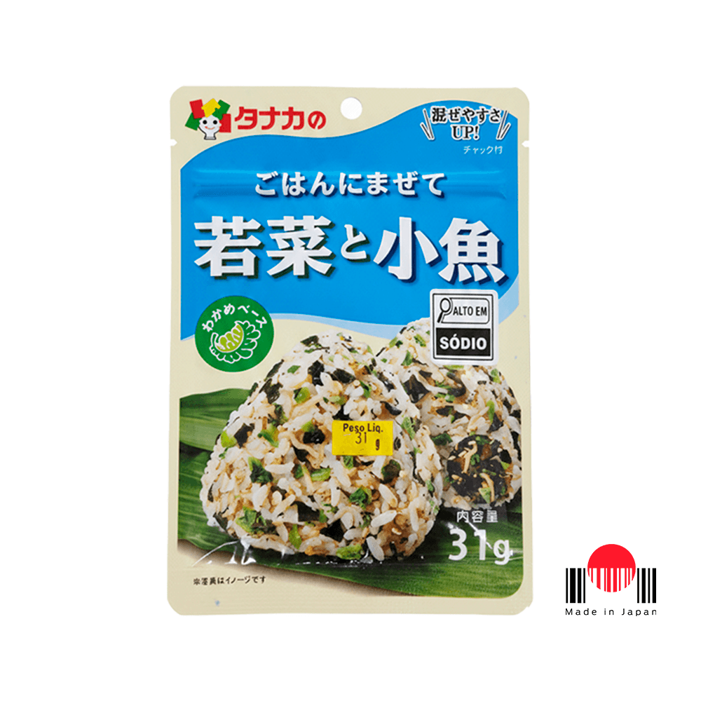 TAF365B - Furikake Gohan Ni Mazete Kozakana to Wakana 31g - Tanaka