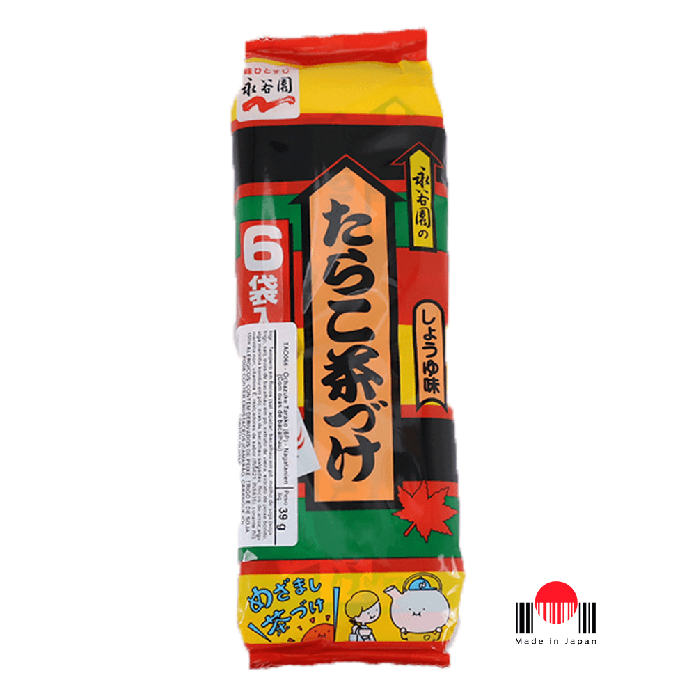 TAO066 - Tempero Ochazuke Tarako 6 pcts x 6,5g (39g) - Nagatanien