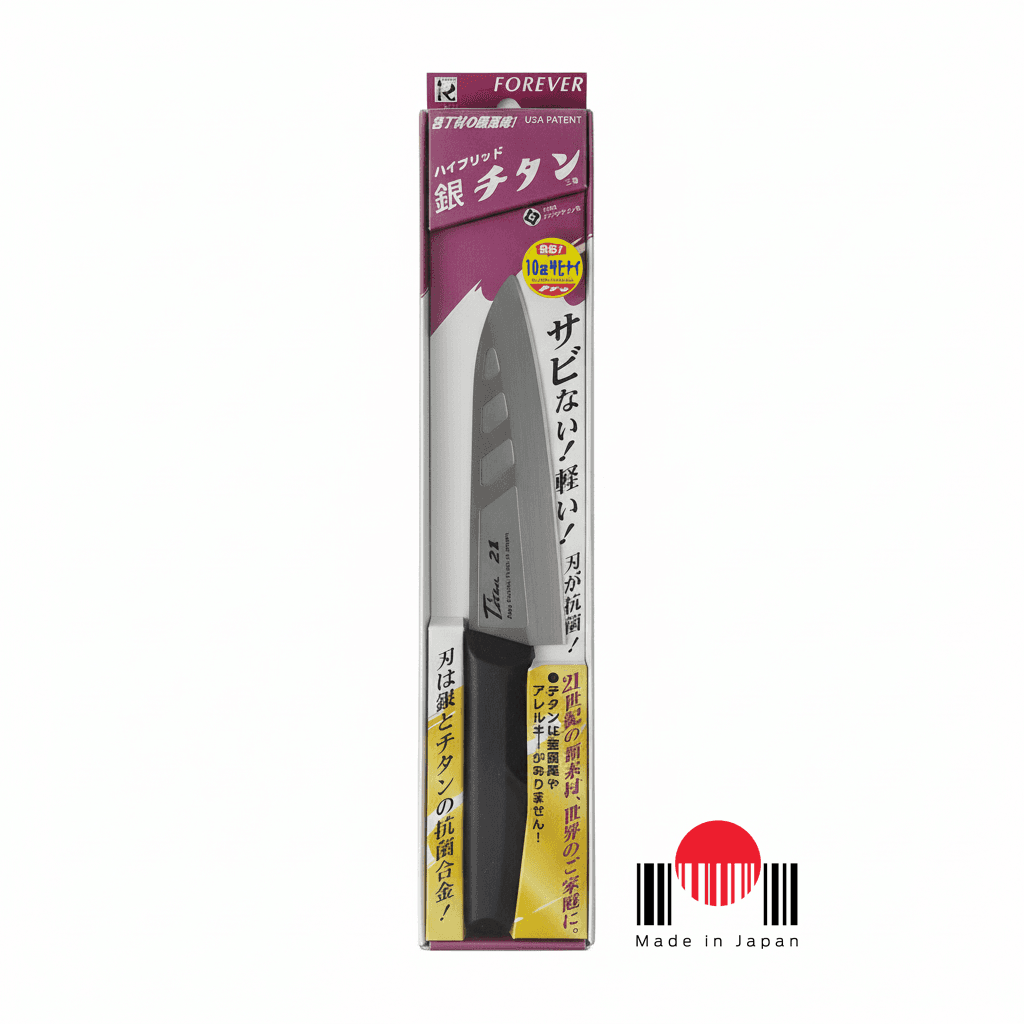 1CF440 - Faca Titan 21 Multi-Uso 160mm GHT-16D Titânio - Forever