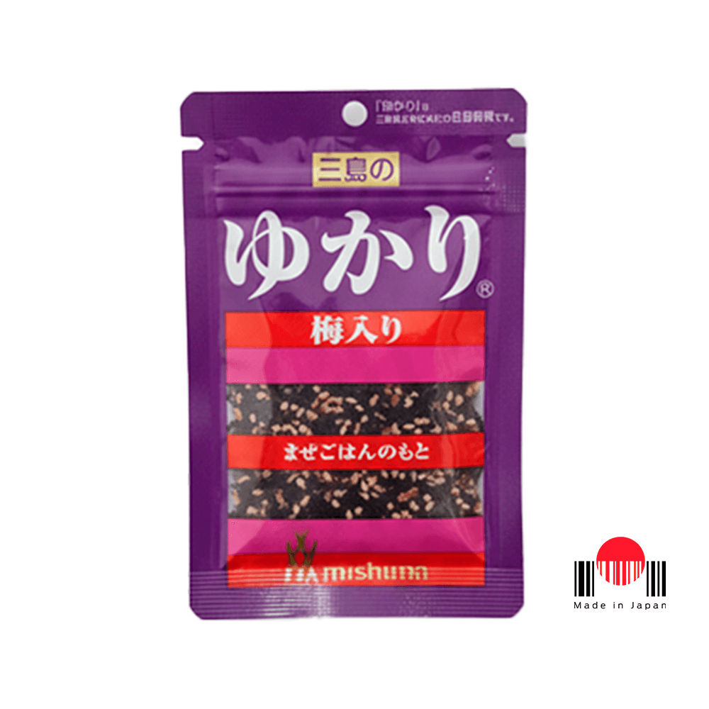 TAF021C - Tempero para Arroz Shiso Gohan Ume Iri Yukari 18g - Mishima