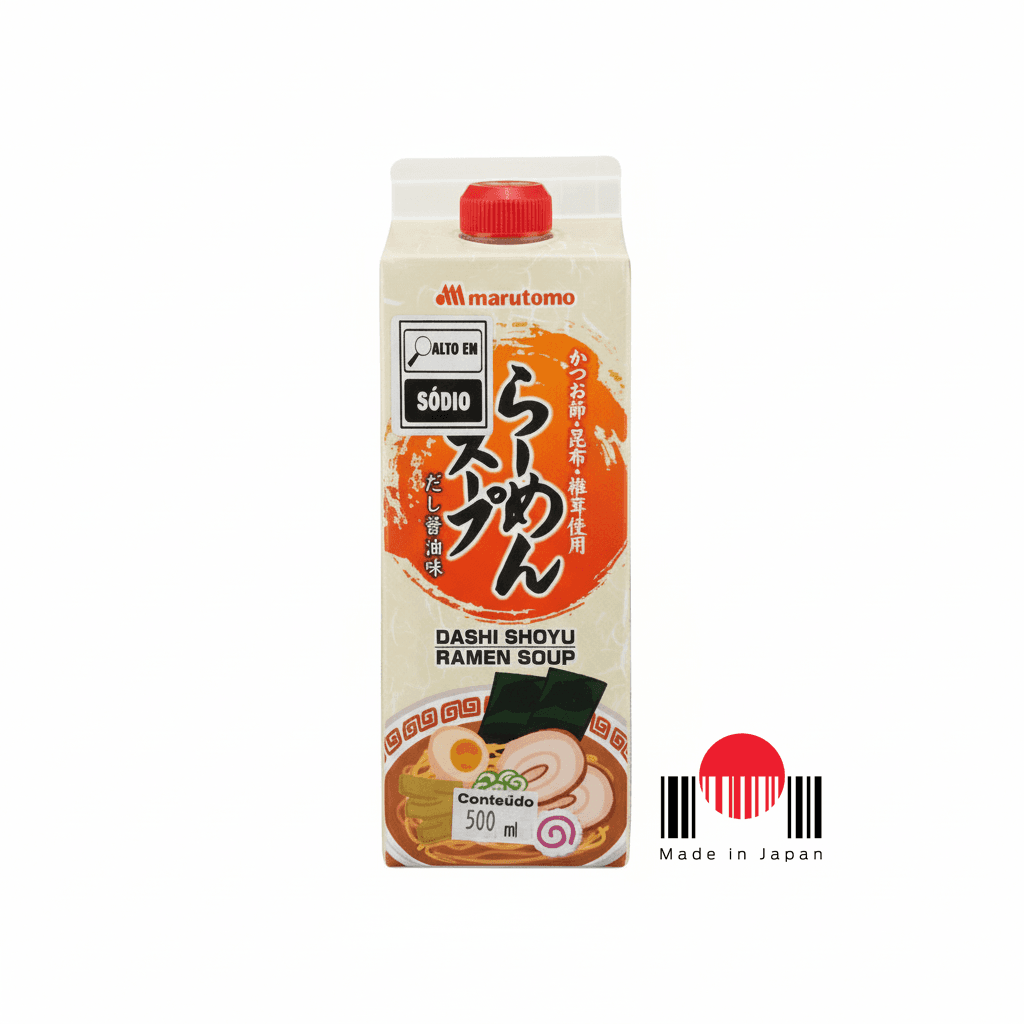 TSM510 - Caldo p/ Lamen Dashi Shoyu 500 ml - Marutomo