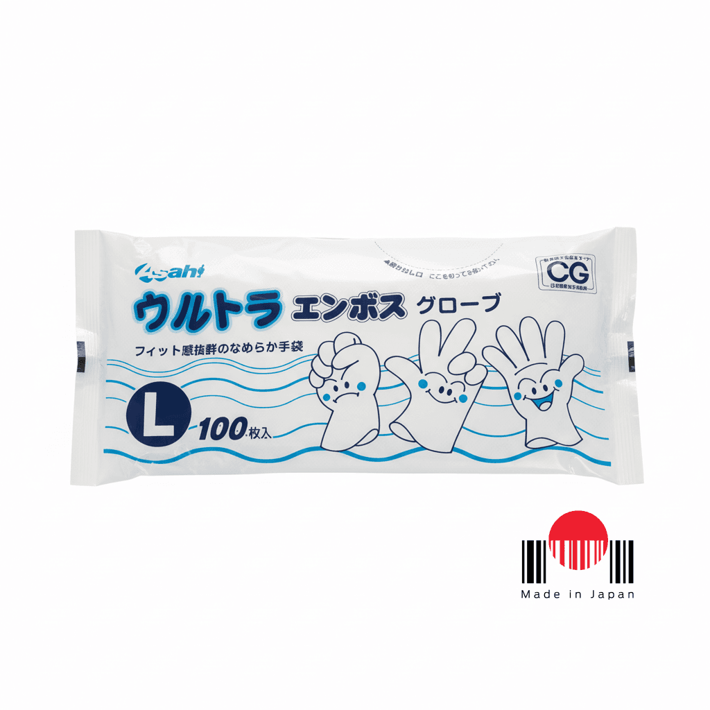 1LFL103 - Luva Descartável c/ 100 un (L) - Asahi Founding