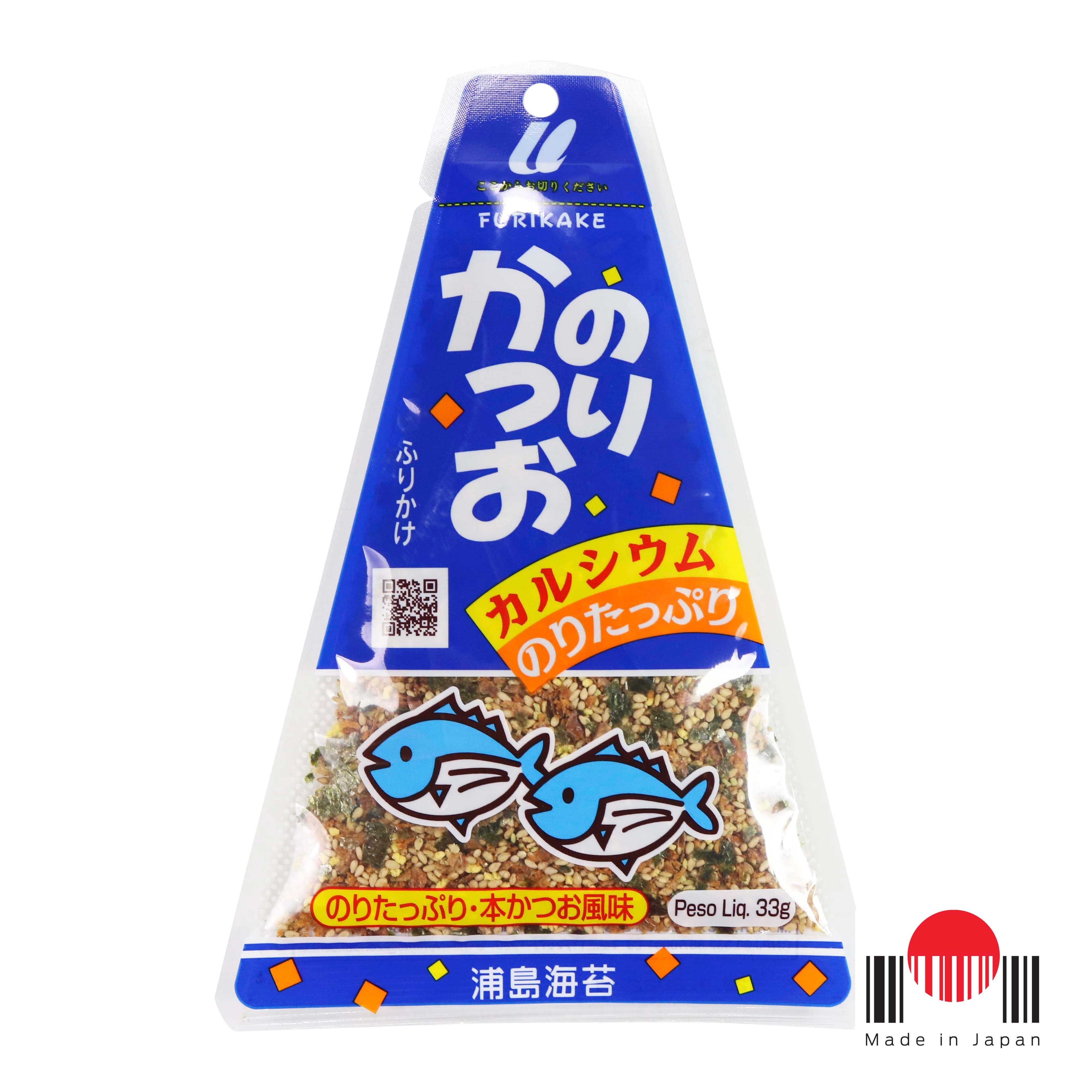 TAF501 - Furikake Triângulo Nori Katsuo 33g - Urashima