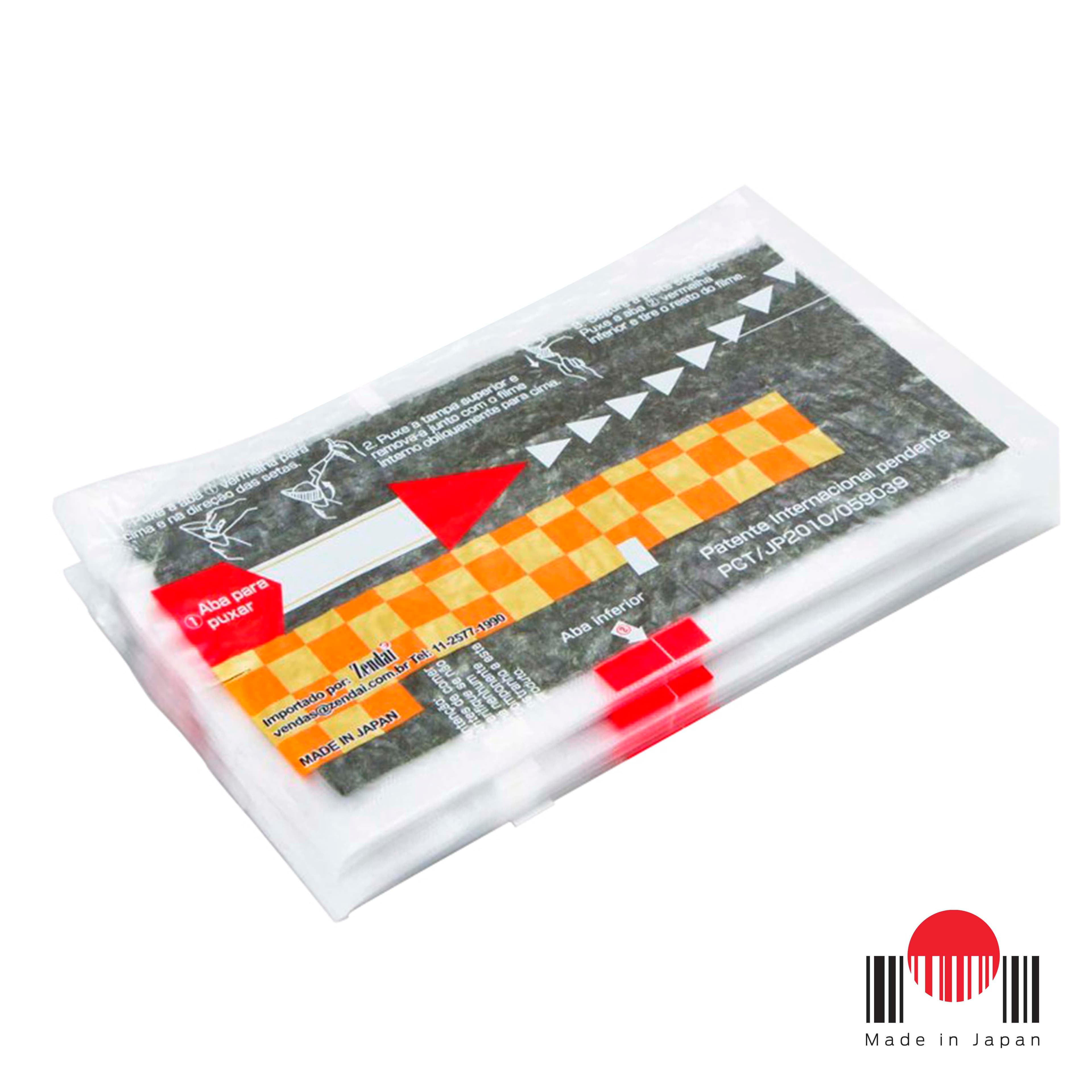 ANT010 - Nori OT Temaki Film Pequeno S/ Cobertura (100fls) 115g - Fujimasa