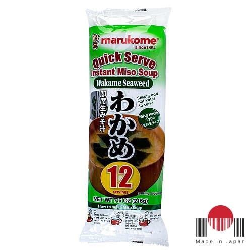SFM010 - Misoshiru Wakame 12P x 18g (216g) - Marukome