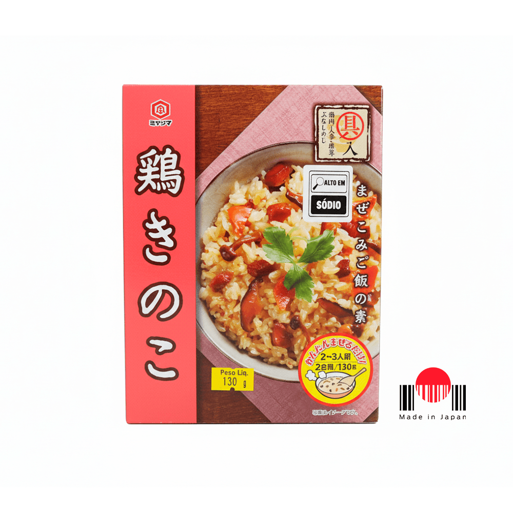 TAT132B - Mazekomi Gohan no Moto Tori Kinoko 130g - Miyajima