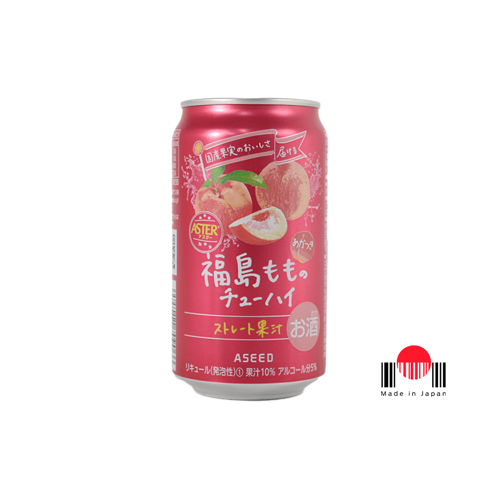 DHA305 - Bebida Chuhai Fukushima Momo 350ml - Aseed