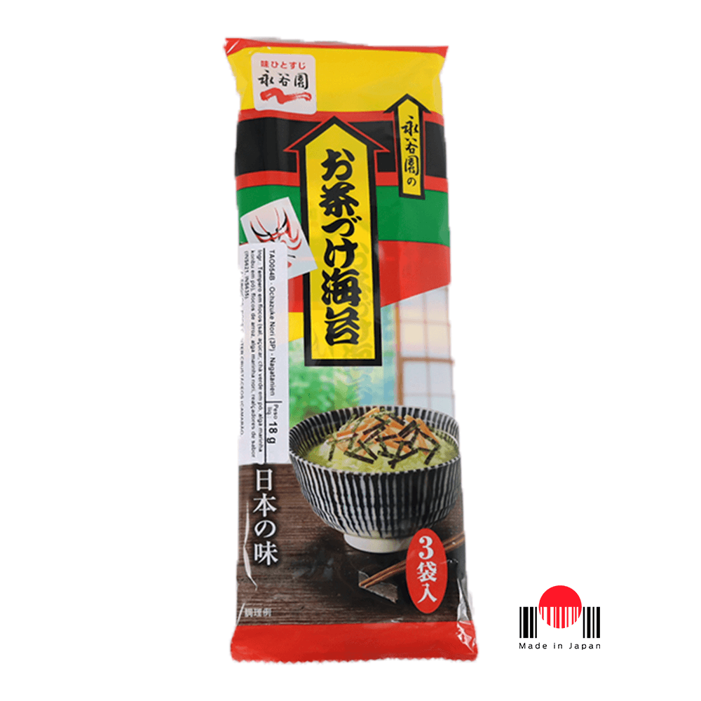 TAO054B - Tempero Ochazuke Nori 3 pct x 6g (18 g) - Nagatanien