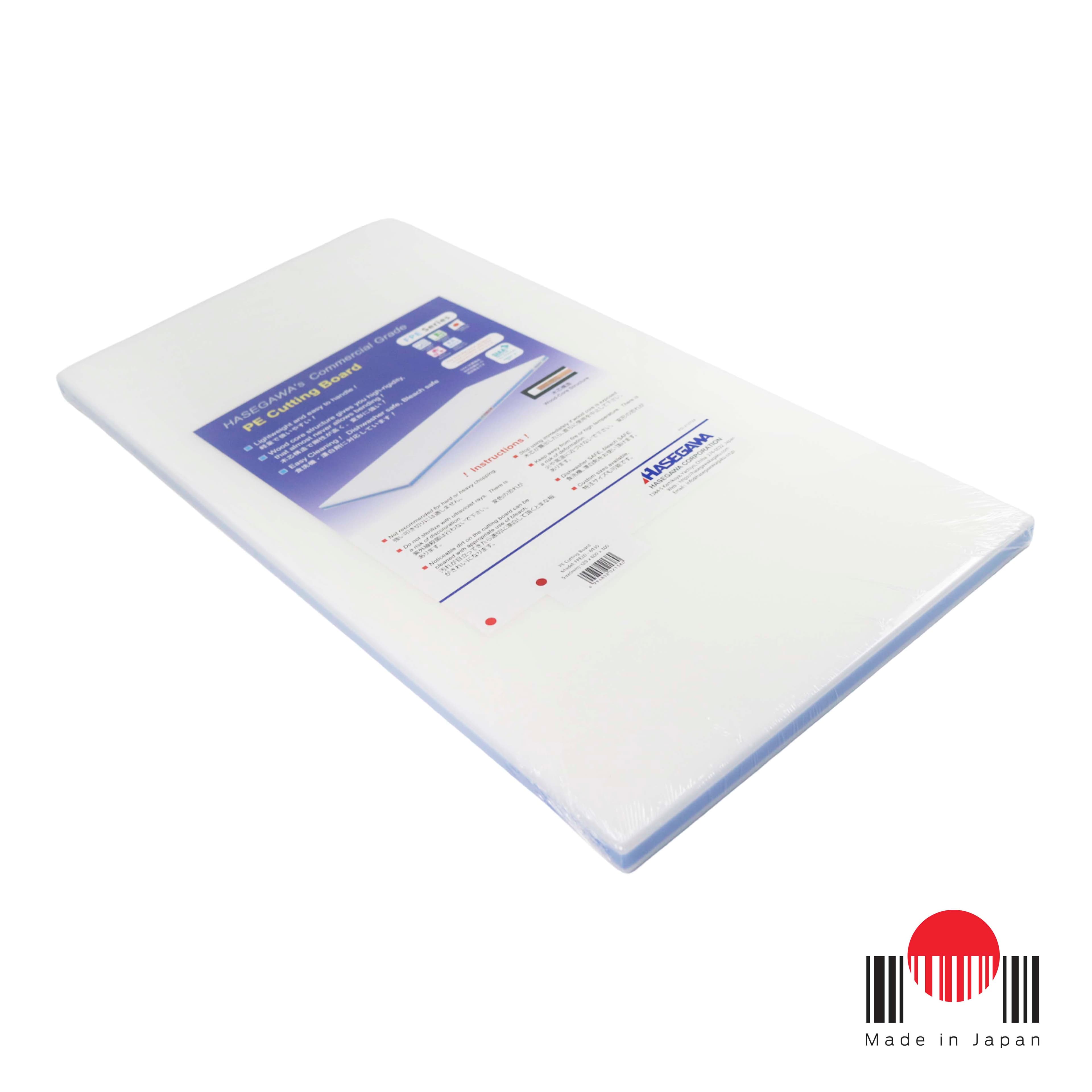 1CTH021 - Tábua de Corte Branca PE Cutting Board FPE20-6030 - Hasegawa