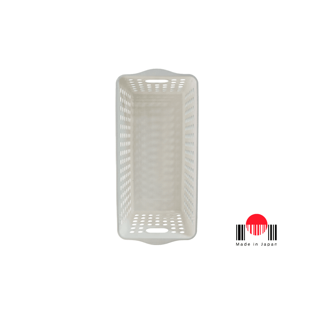 1CP052 - IN-4572 Stock Basket Slim White PP - Inomata