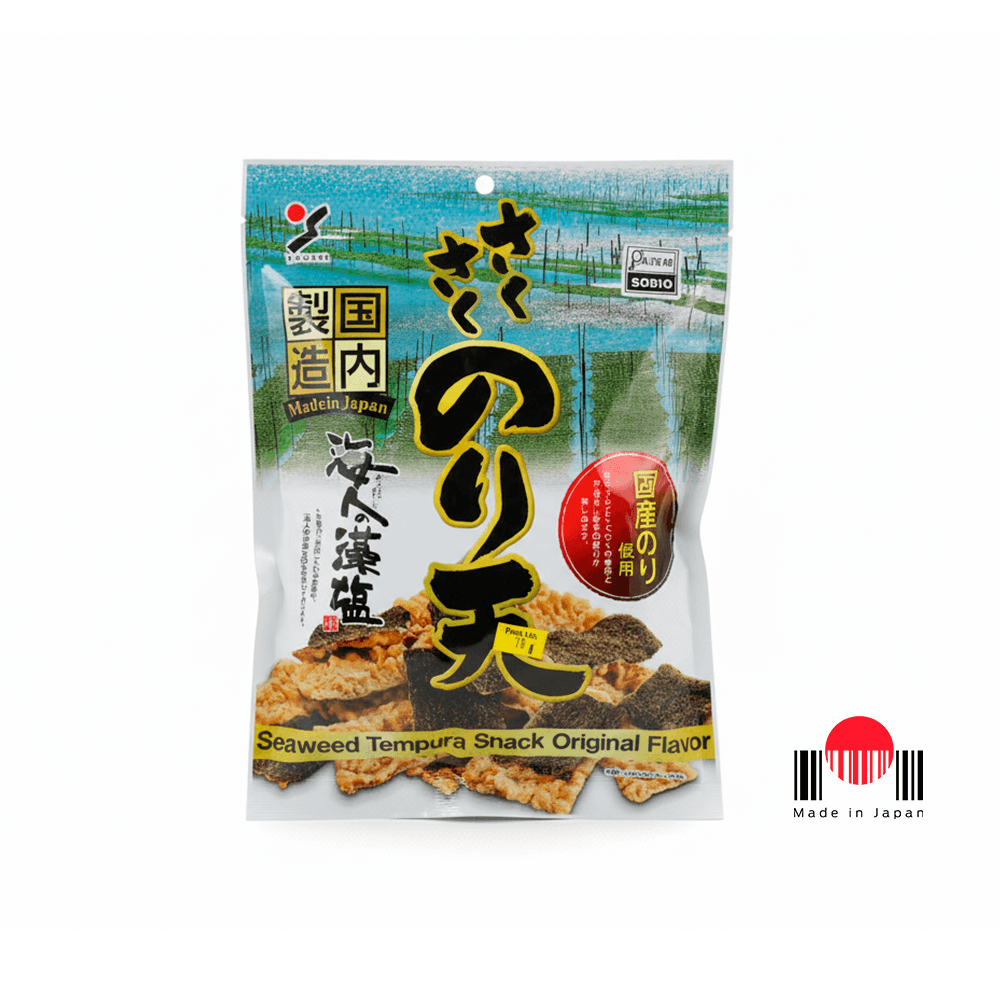 BNY070 - Salgadinho de Alga Nori Sakusaku Noriten Original 70 g - Yamaei