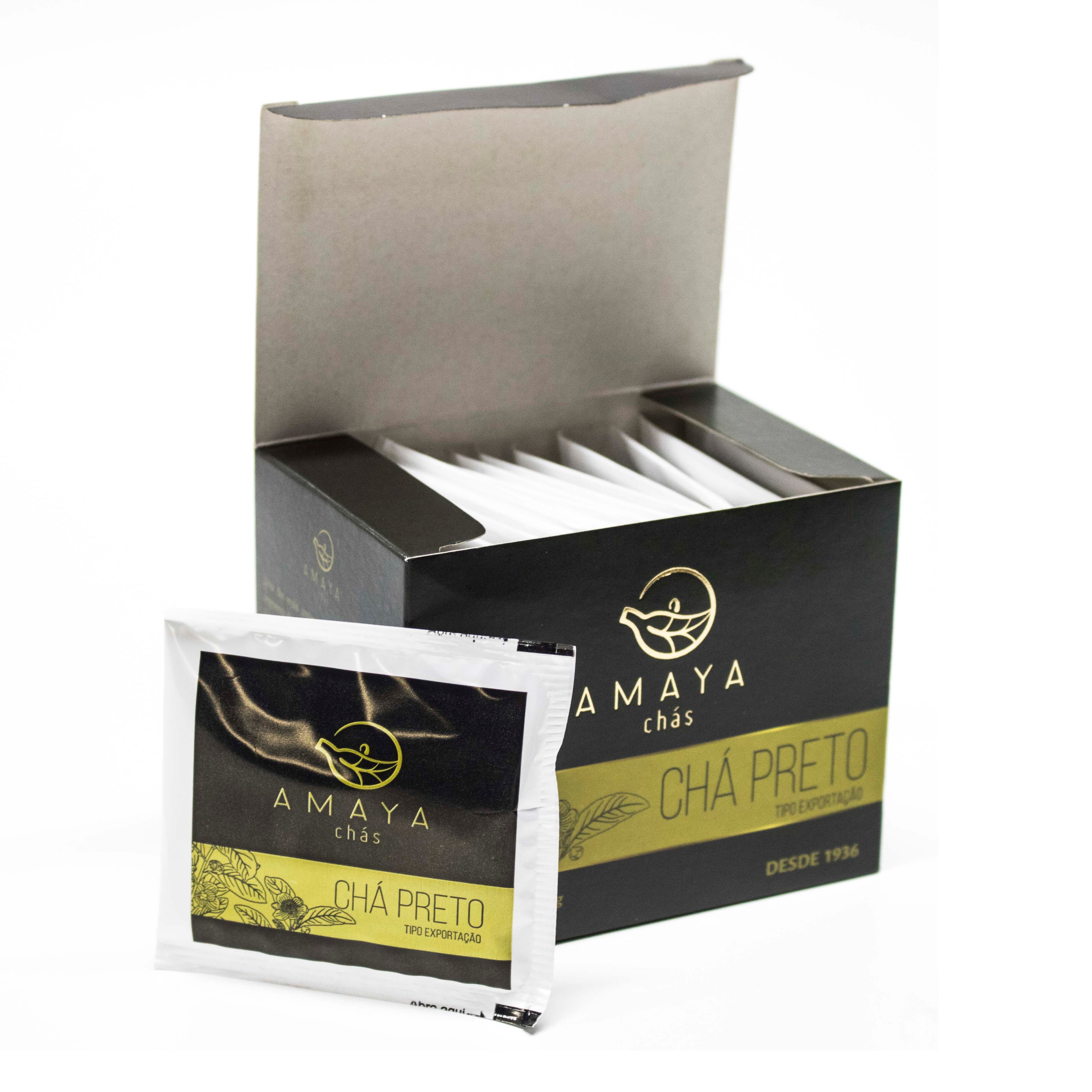 OFP155 - CHA PRETO SACHE 15P x 2g (30g) - AMAYA