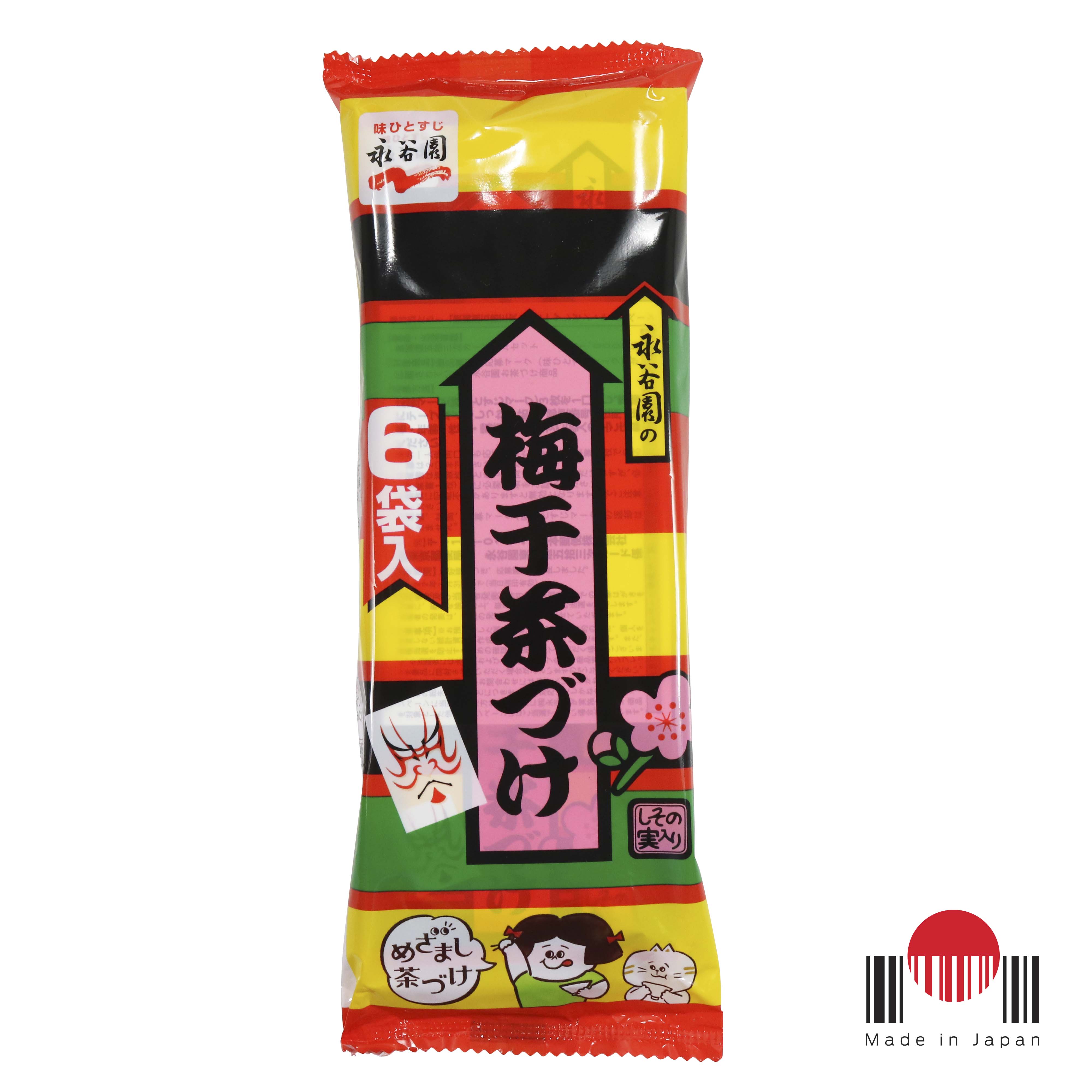 TAO060 - Ochazuke Umeboshi 6P x 5,6g (33,6g) - Nagatanien