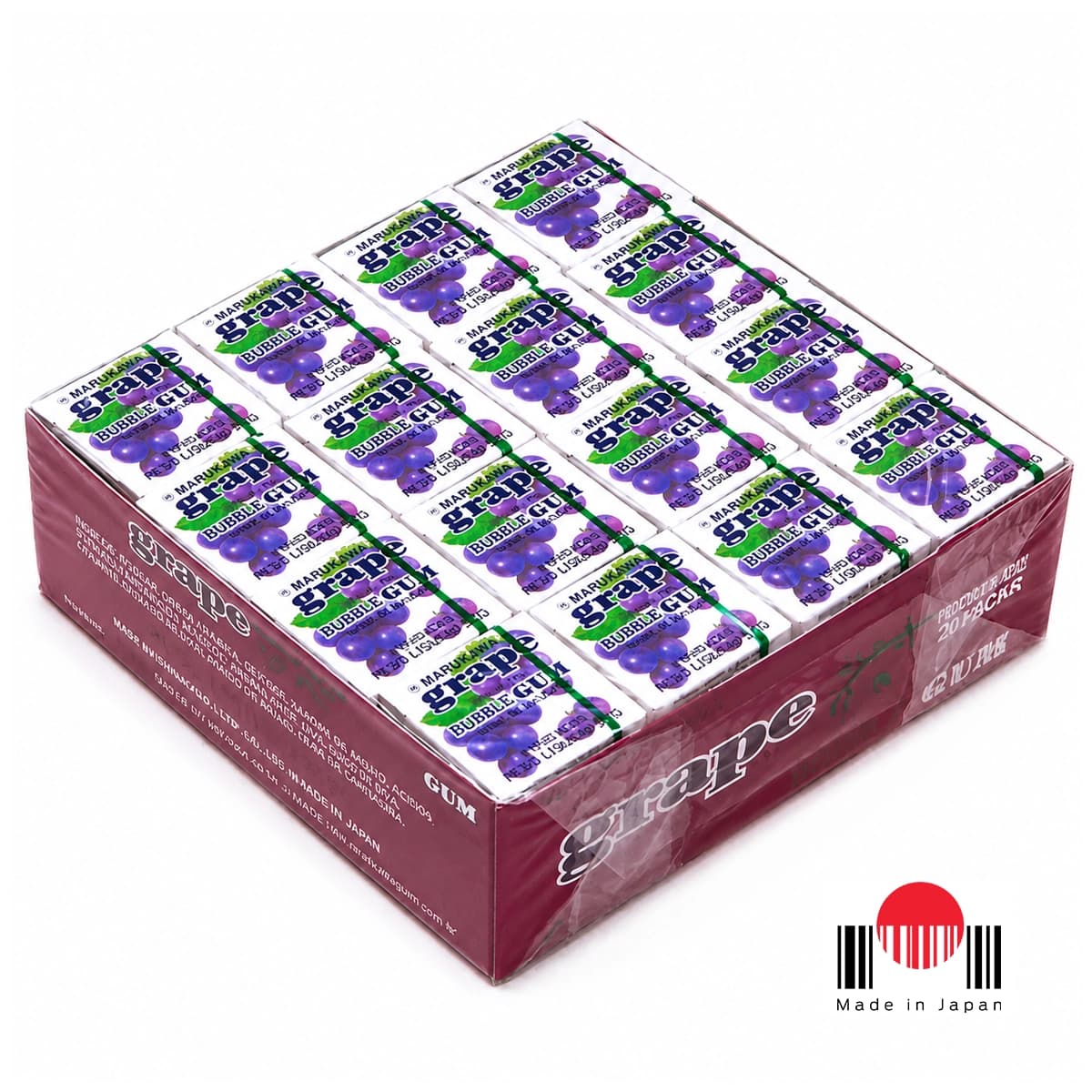 BDG103 - Caixa de Chicletes Sabor Uva 48 unidades (259,2g) - Marukawa
