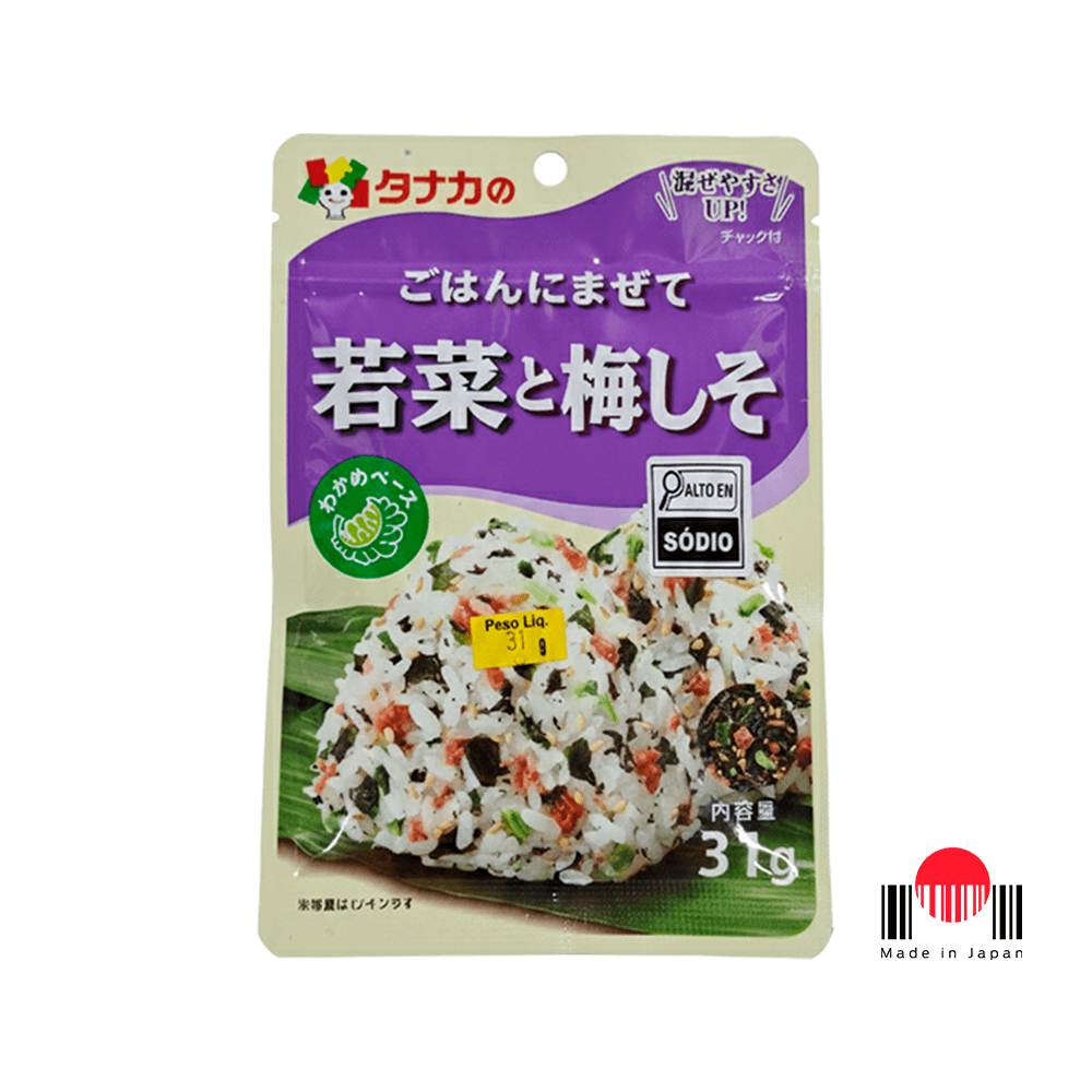 TAF368B - Furikake Gohan ni Mazete Wakana to Umeshiso 31g - Tanaka