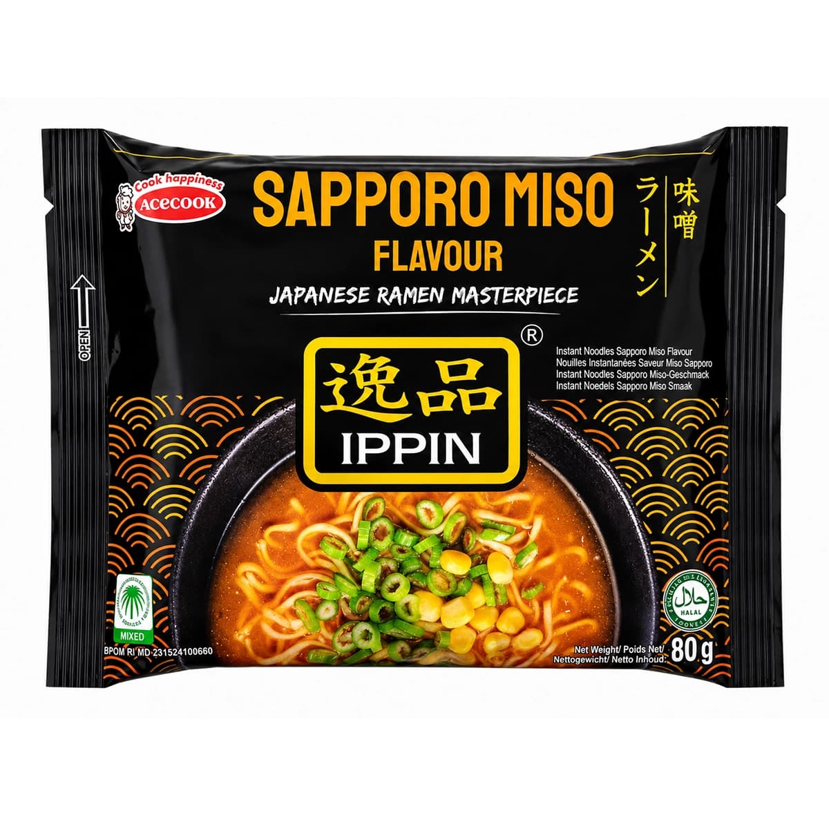 MTL611 - Macarrão Instantâneo Ippin Sapporo Miso